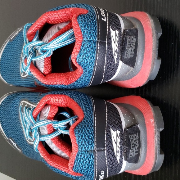 Altra Gaiter Trap Lone Peak 2.5 sz.8.5. Pre-owned Blue & Red. Zero drop - Picture 2 of 12